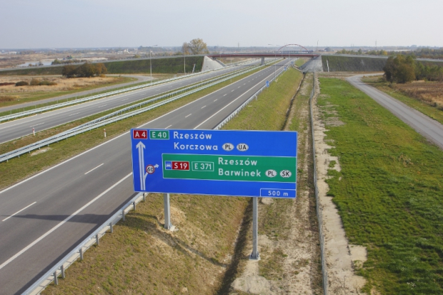 Autobahn A4 als „Bau des Jahres 2013 in der Woiwodschaft Podkarpacie“